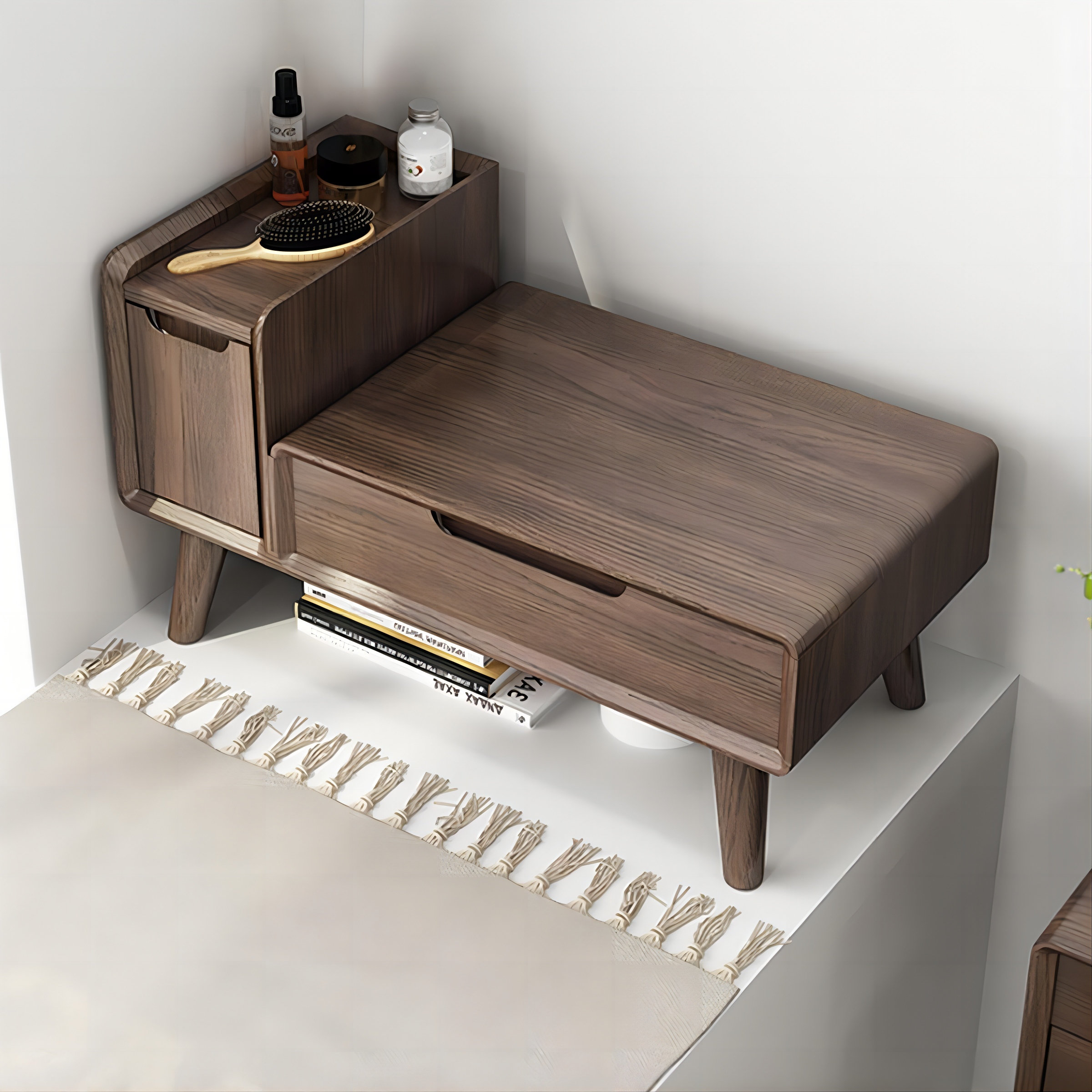 Corrigan Studio® 31.51"Brown Mini Clamshell Vanity Wayfair